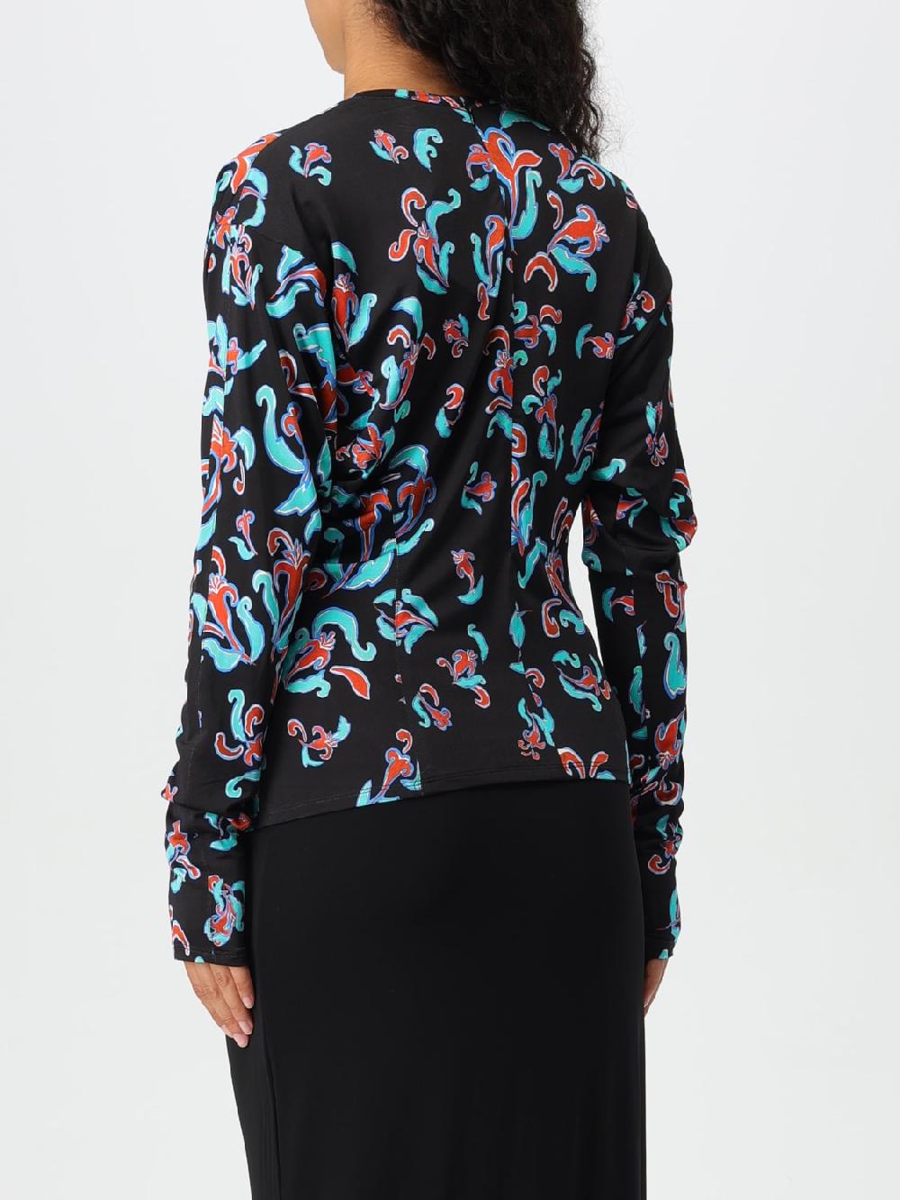 Giglio Top In Viscosa Paisley Rabanne