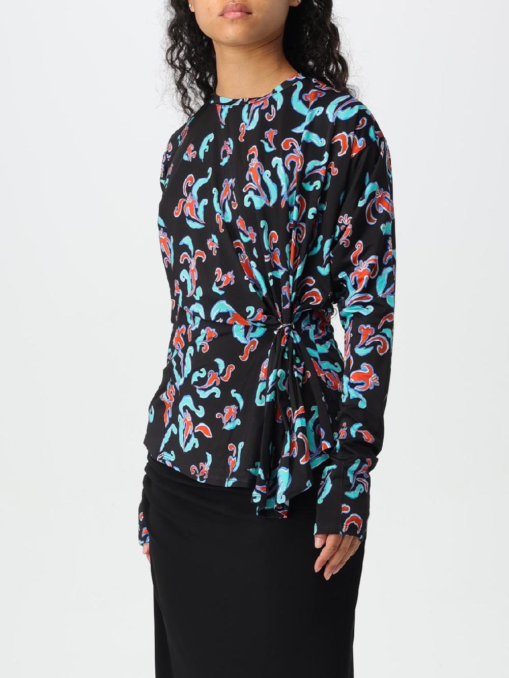 Giglio Top In Viscosa Paisley Rabanne