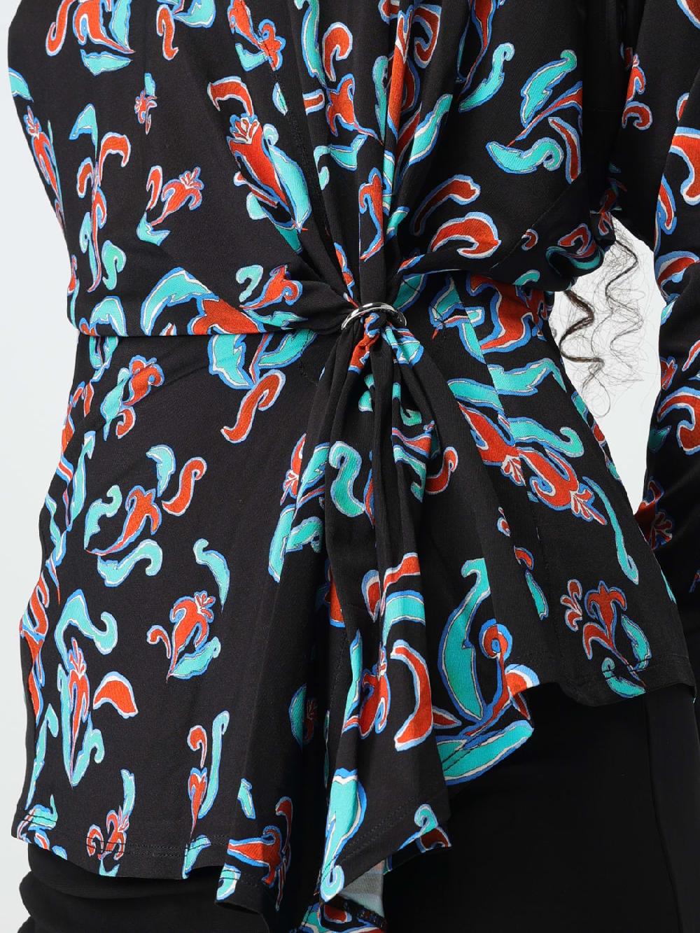 Giglio Top In Viscosa Paisley Rabanne