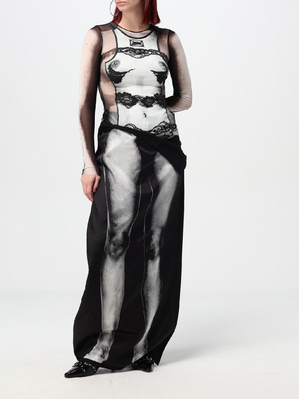 Giglio Top Jean Paul Gaultier In Cotone E Nylon
