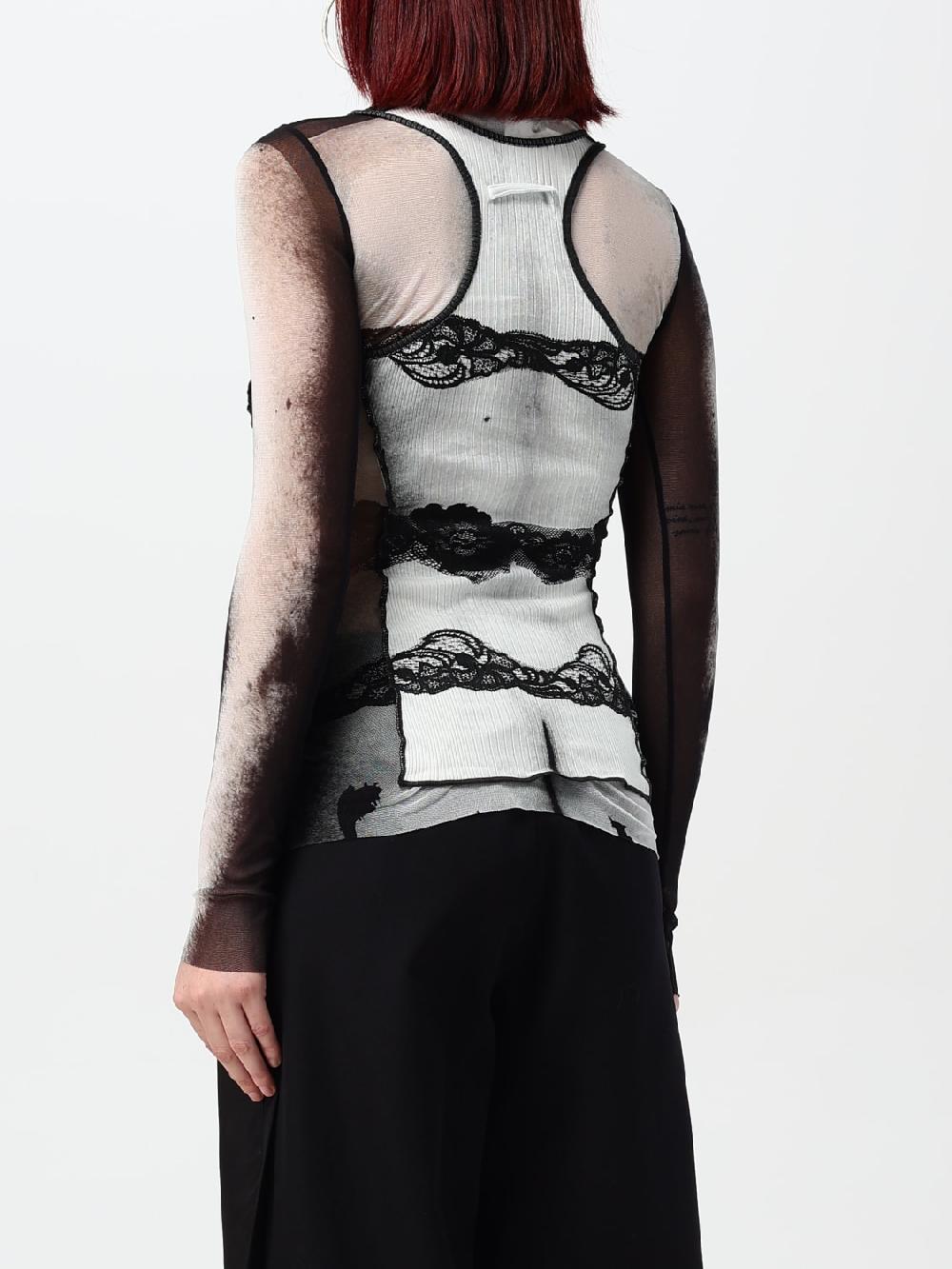 Giglio Top Jean Paul Gaultier In Cotone E Nylon