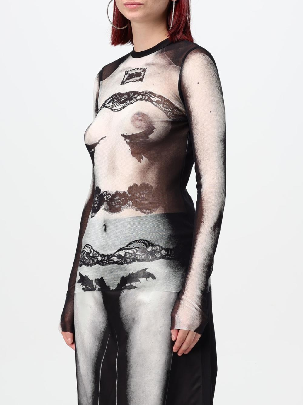 Giglio Top Jean Paul Gaultier In Nylon