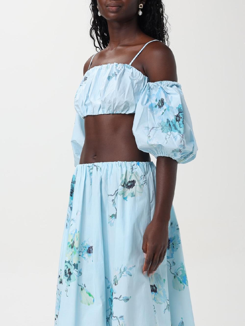 Giglio Top Lightburst A Fiori Zimmermann In Cotone