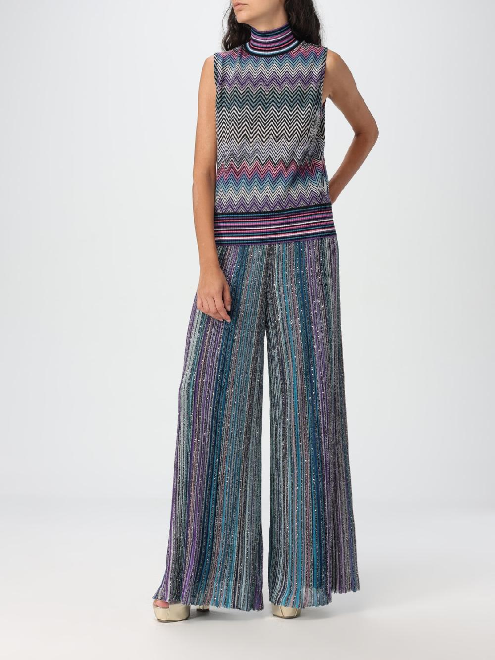 Giglio Top Missoni In Lana Zig-zag