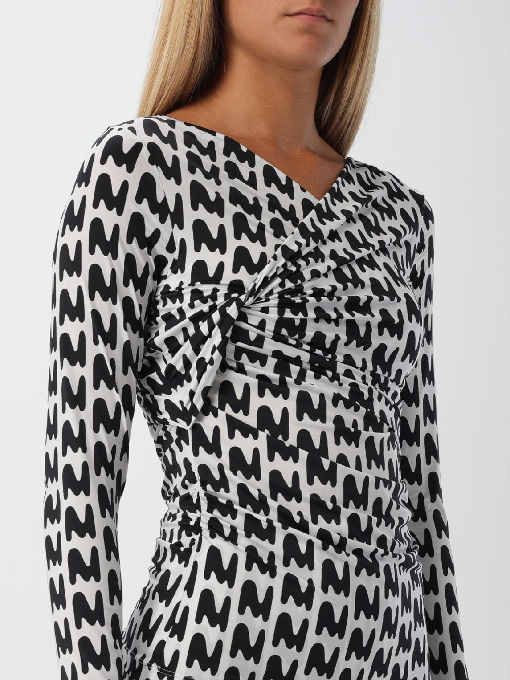 Giglio Top MSGM In Tessuto Elasticizzato Stampato