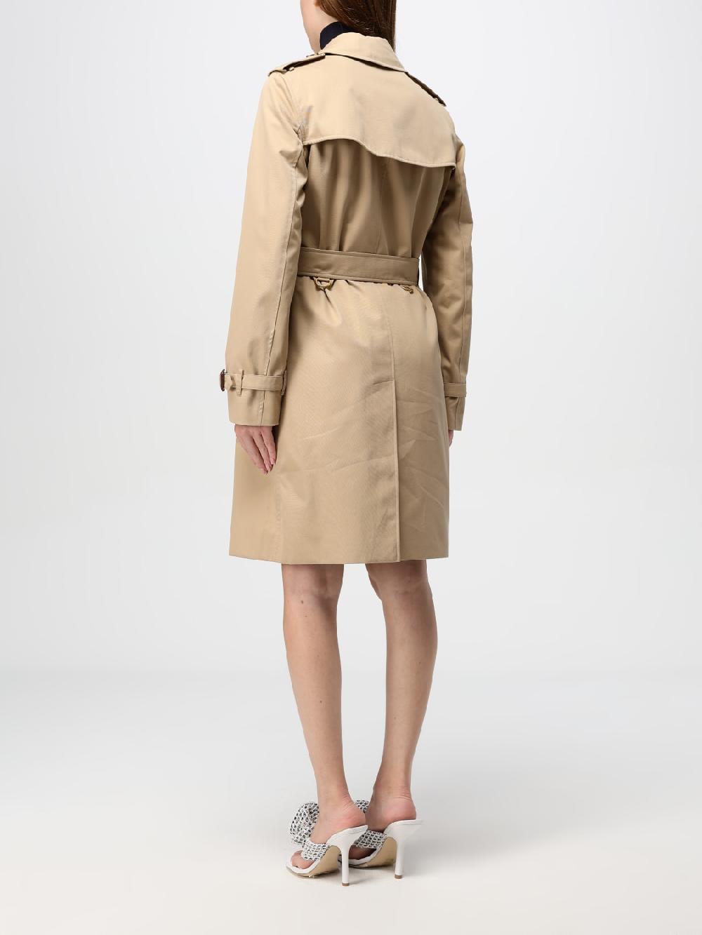 Giglio Trench A Doppiopetto Burberry In Cotone