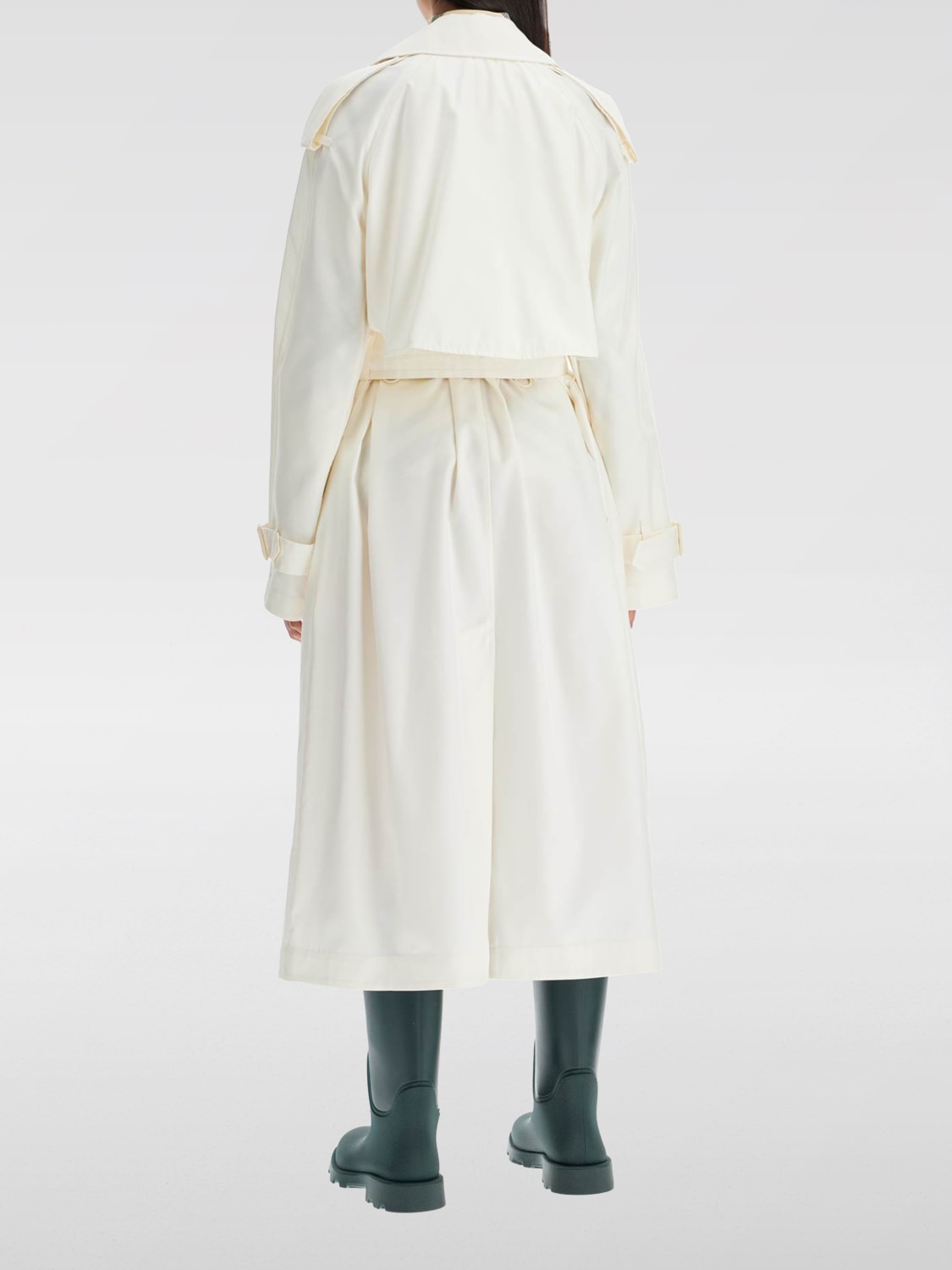 Giglio Trench A Doppiopetto Burberry In Gabardine