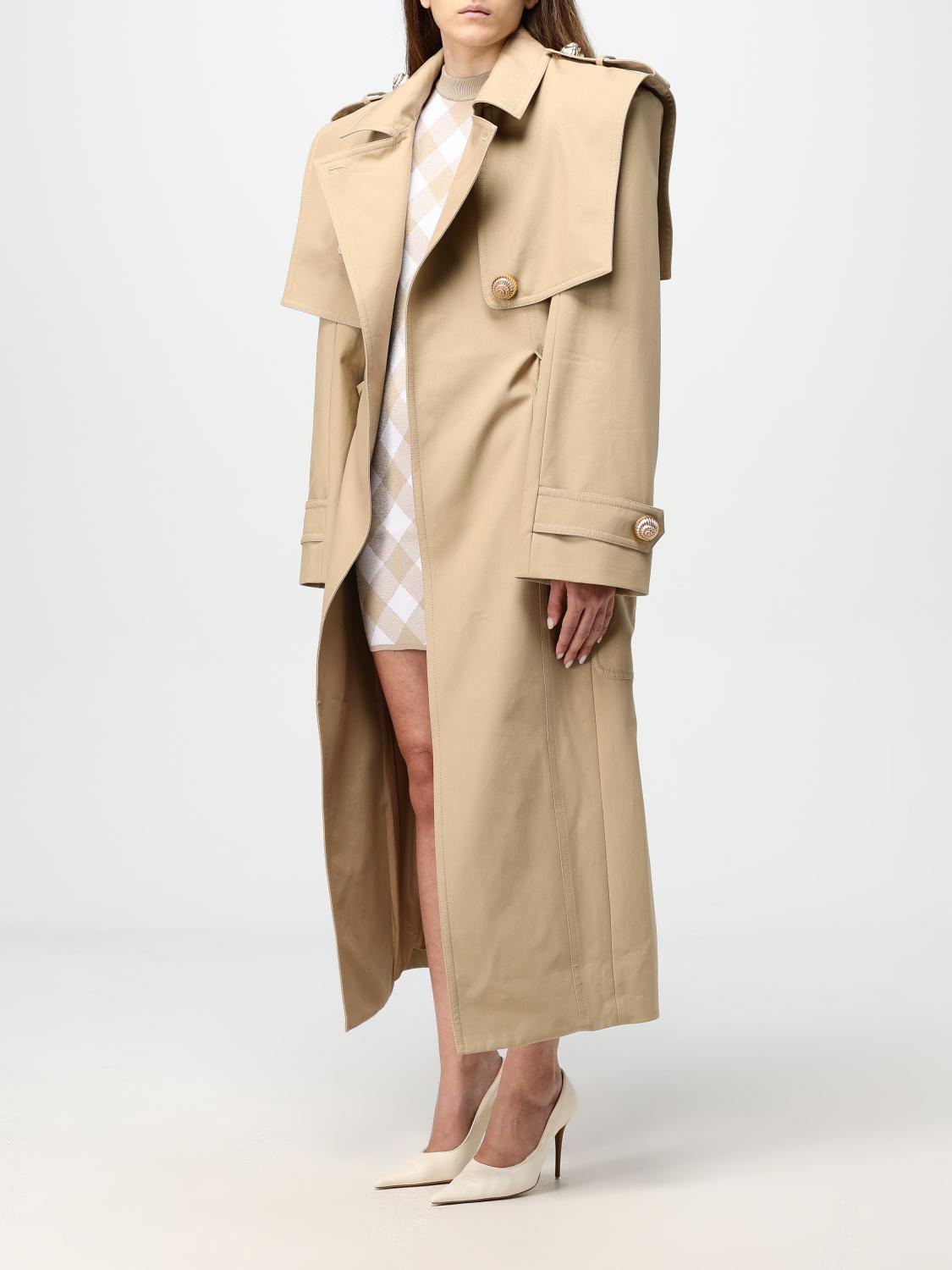 Giglio Trench Balmain In Cotone