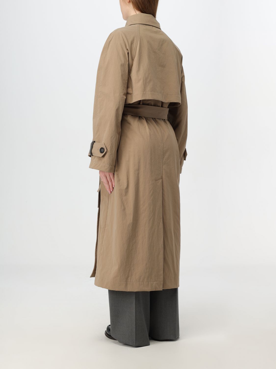 Giglio Trench Brunello Cucinelli In Nylon