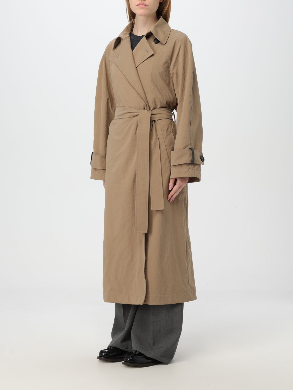 Giglio Trench Brunello Cucinelli In Nylon