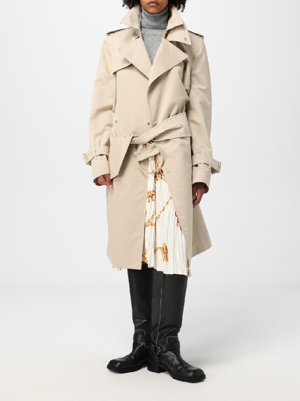 Giglio Trench Burberry In Cotone E Seta