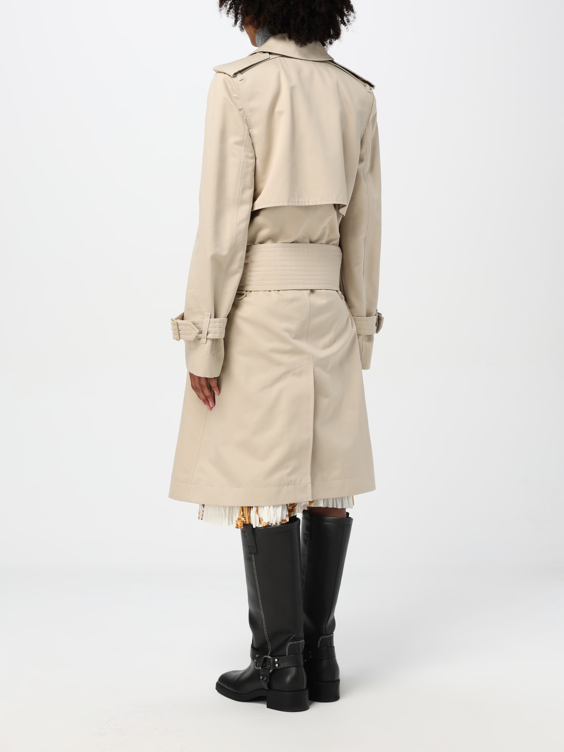 Giglio Trench Burberry In Cotone E Seta