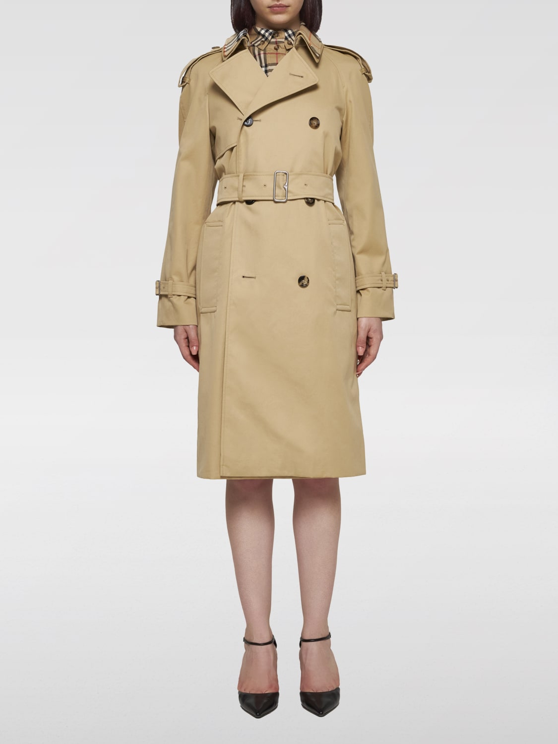 Giglio Trench Burberry in cotone