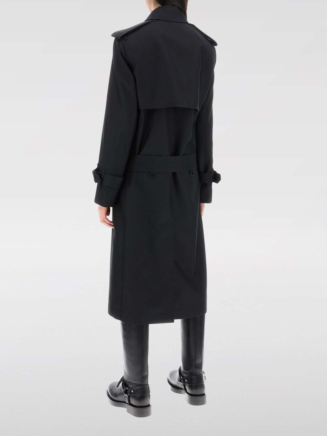 Giglio Trench Burberry In Misto Seta