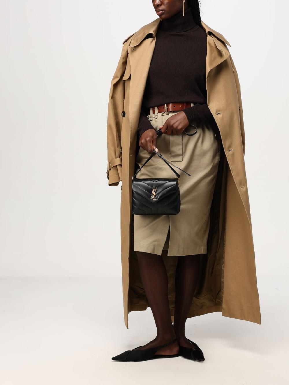 Giglio Trench Doppiopetto Saint Laurent In Cotone