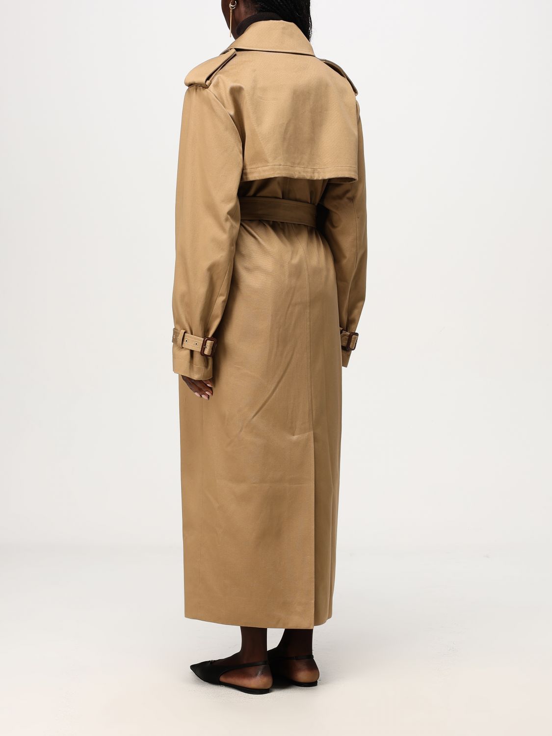 Giglio Trench Doppiopetto Saint Laurent In Cotone