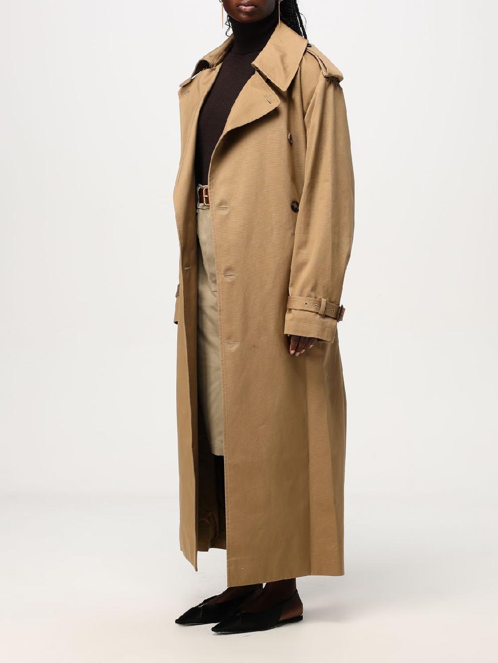 Giglio Trench Doppiopetto Saint Laurent In Cotone