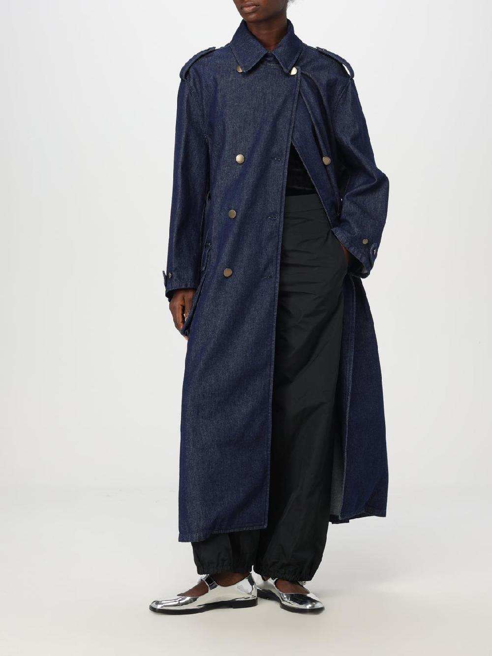 Giglio Trench Emporio Armani In Denim
