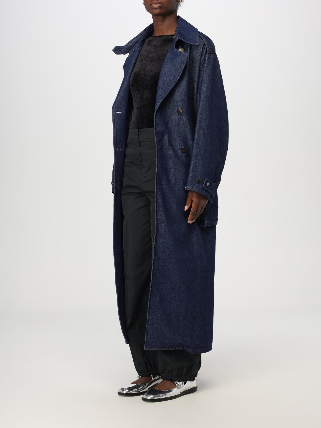 Giglio Trench Emporio Armani In Denim