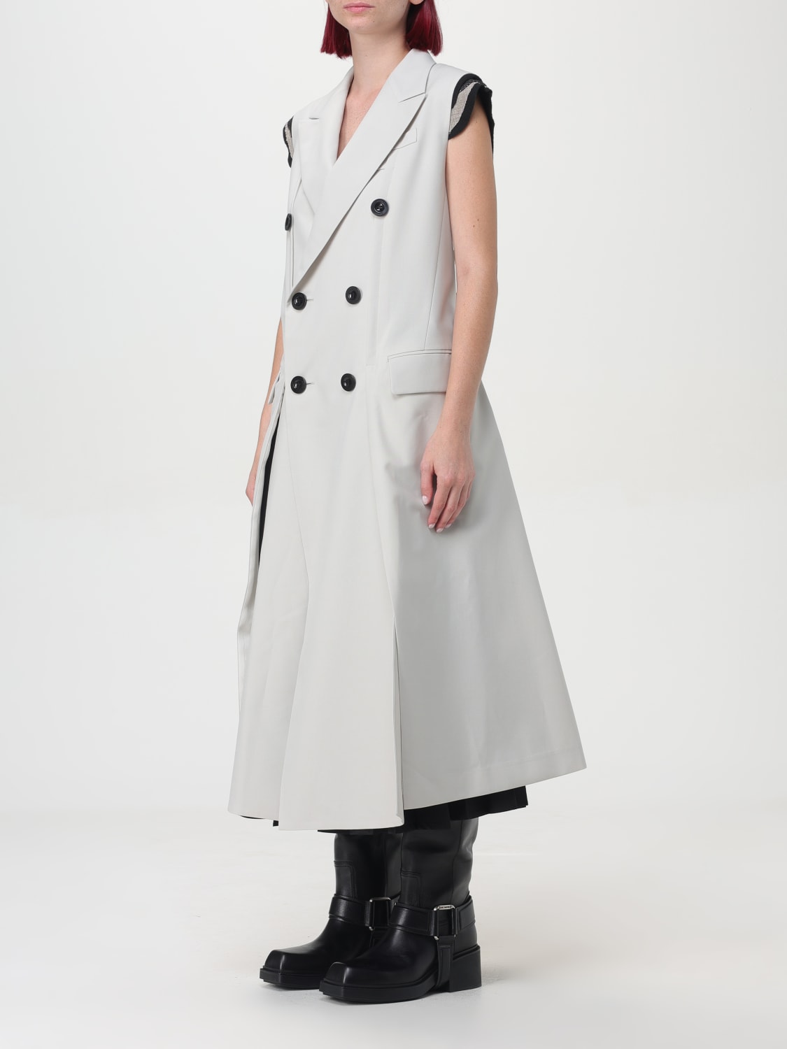 Giglio Trench Sacai In Viscosa