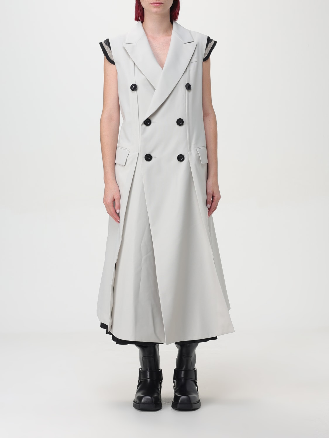 Giglio Trench Sacai in viscosa