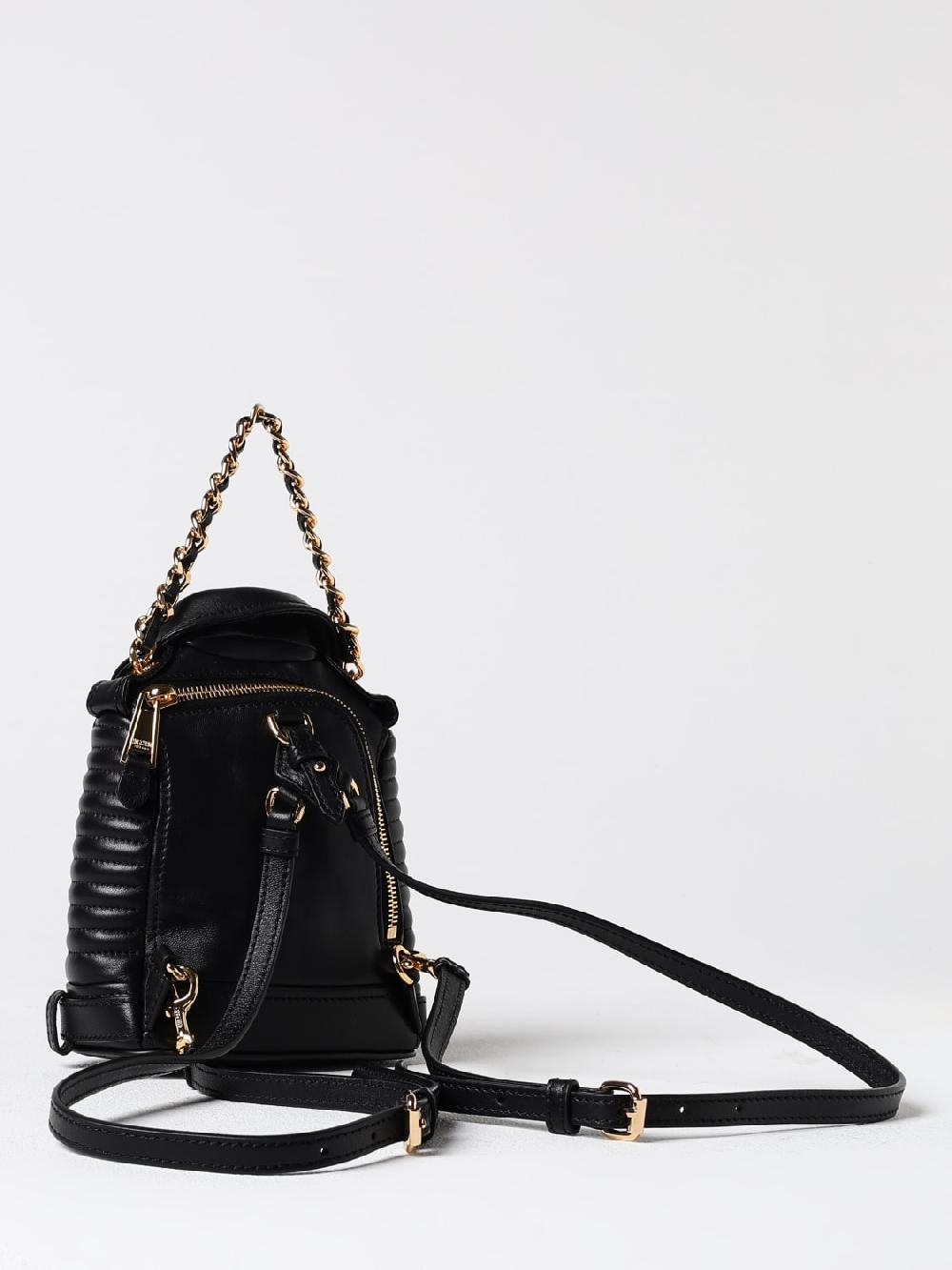 Giglio Zaino Biker Moschino Couture In Pelle