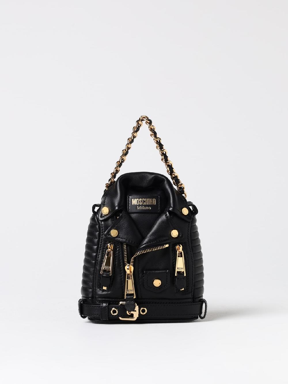 Giglio Zaino Biker Moschino Couture in pelle