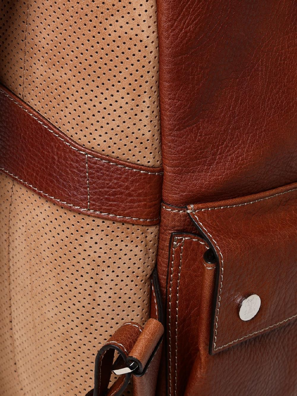 Giglio Zaino Brunello Cucinelli In Pelle A Grana