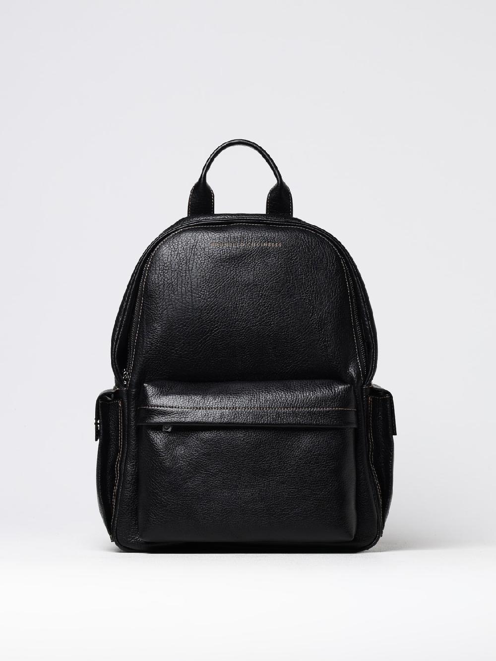 Giglio Zaino Brunello Cucinelli in pelle a grana