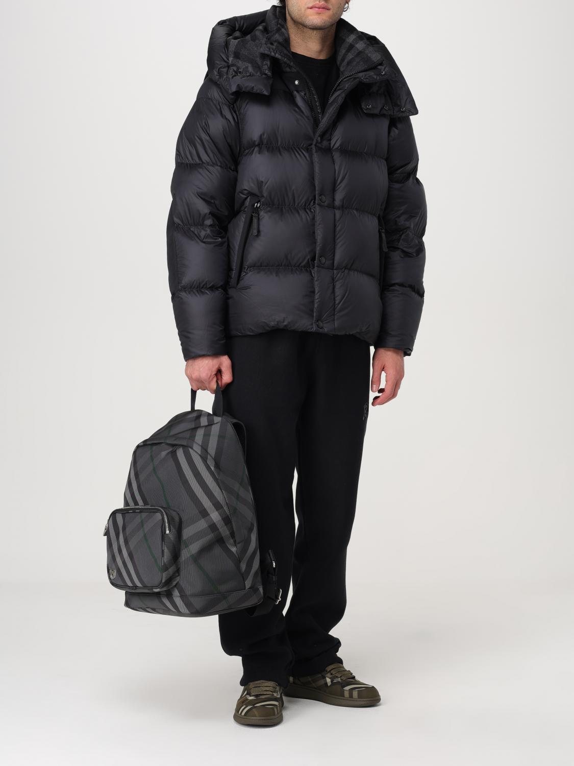 Giglio Zaino Grid Check Burberry In Mesh Jacquard