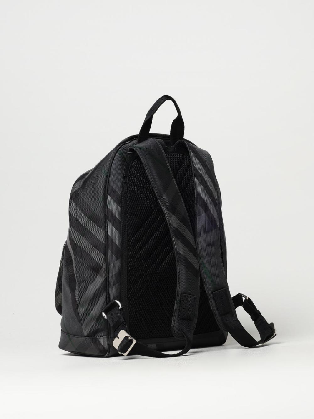 Giglio Zaino Grid Check Burberry In Mesh Jacquard