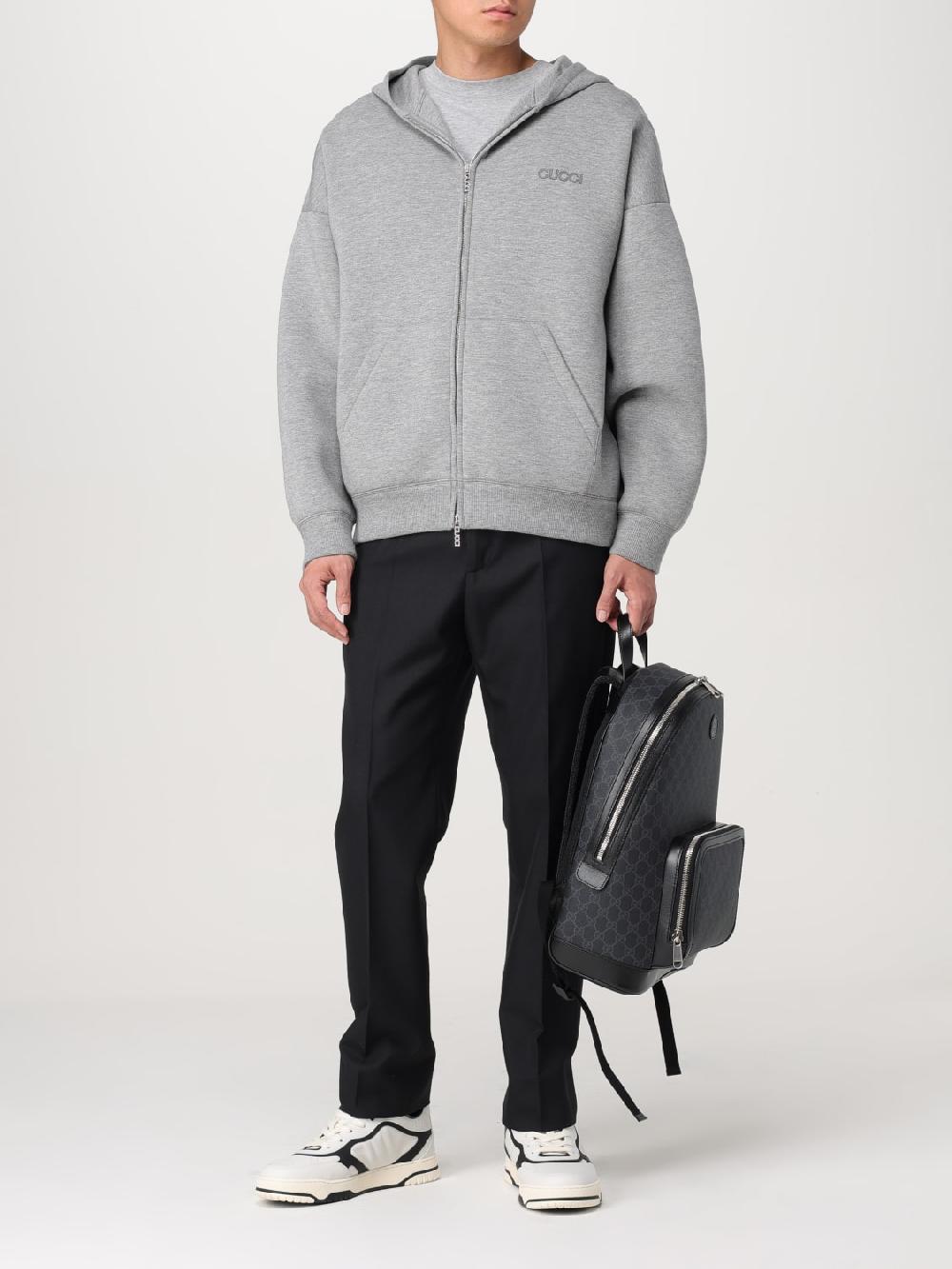 Giglio Zaino Gucci In Tessuto GG Supreme E Pelle