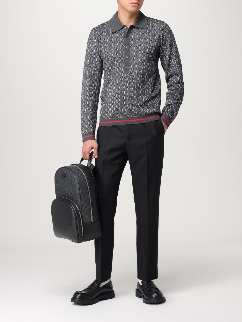 Giglio Zaino Gucci In Tessuto GG Supreme E Pelle