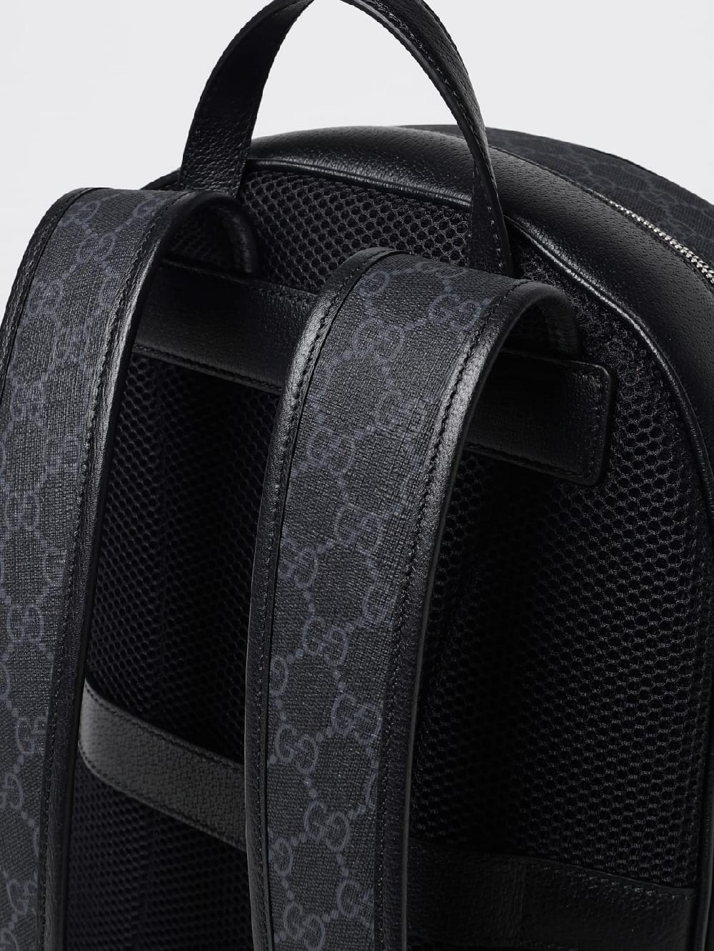 Giglio Zaino Gucci In Tessuto GG Supreme E Pelle