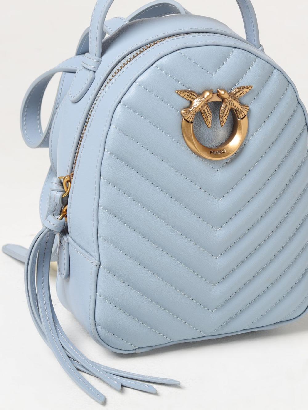 Giglio Zaino Love Click Pinko In Pelle Trapuntata