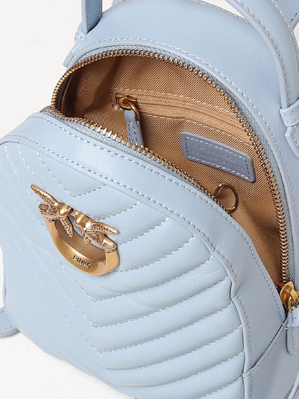 Giglio Zaino Love Click Pinko In Pelle Trapuntata