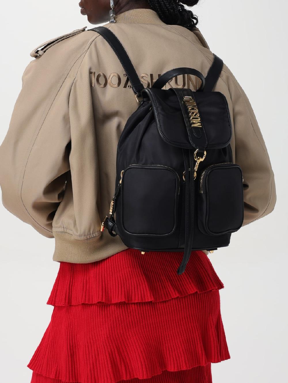 Giglio Zaino Moschino Couture In Nylon