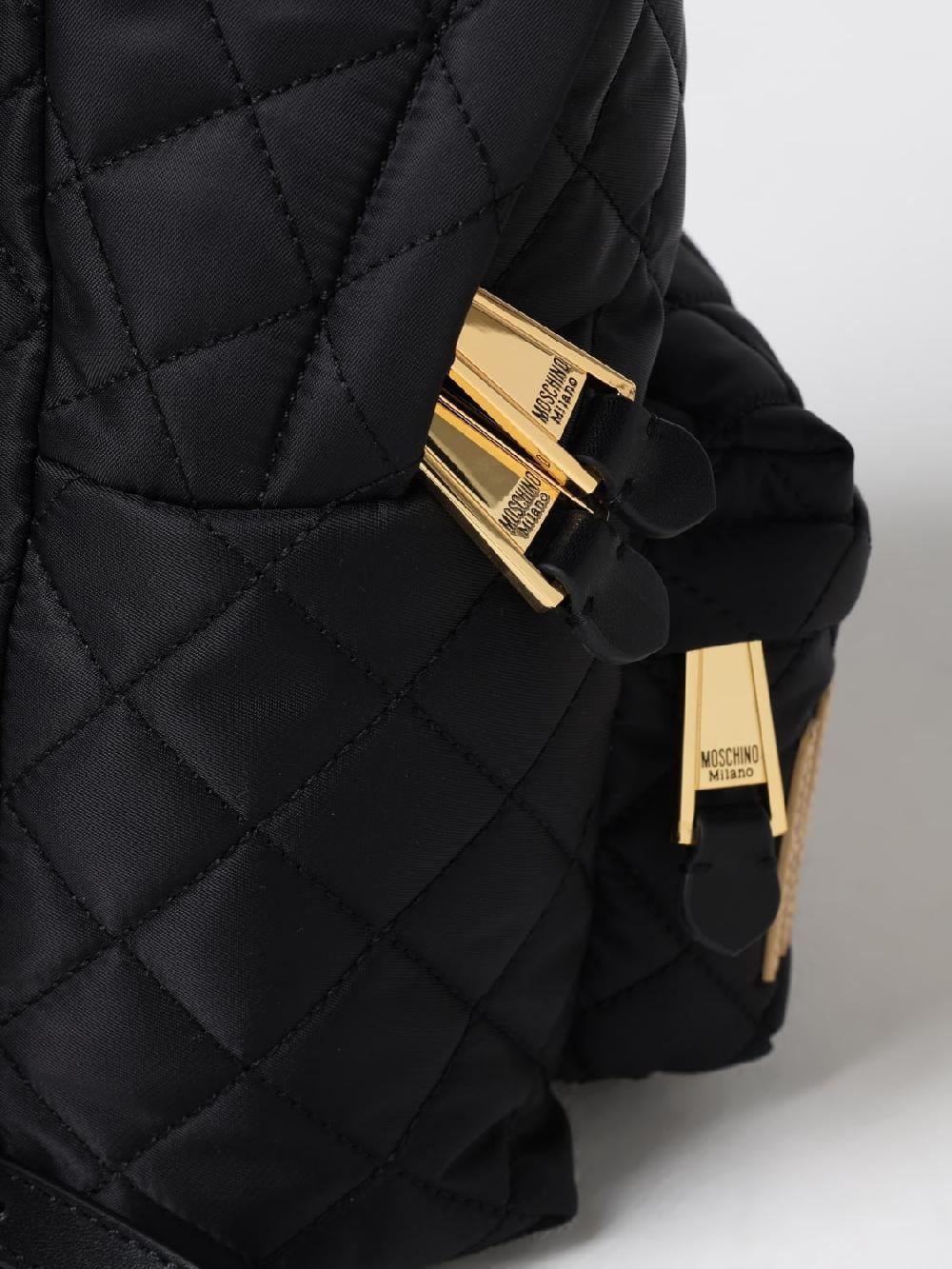 Giglio Zaino Moschino Couture In Nylon Trapuntato