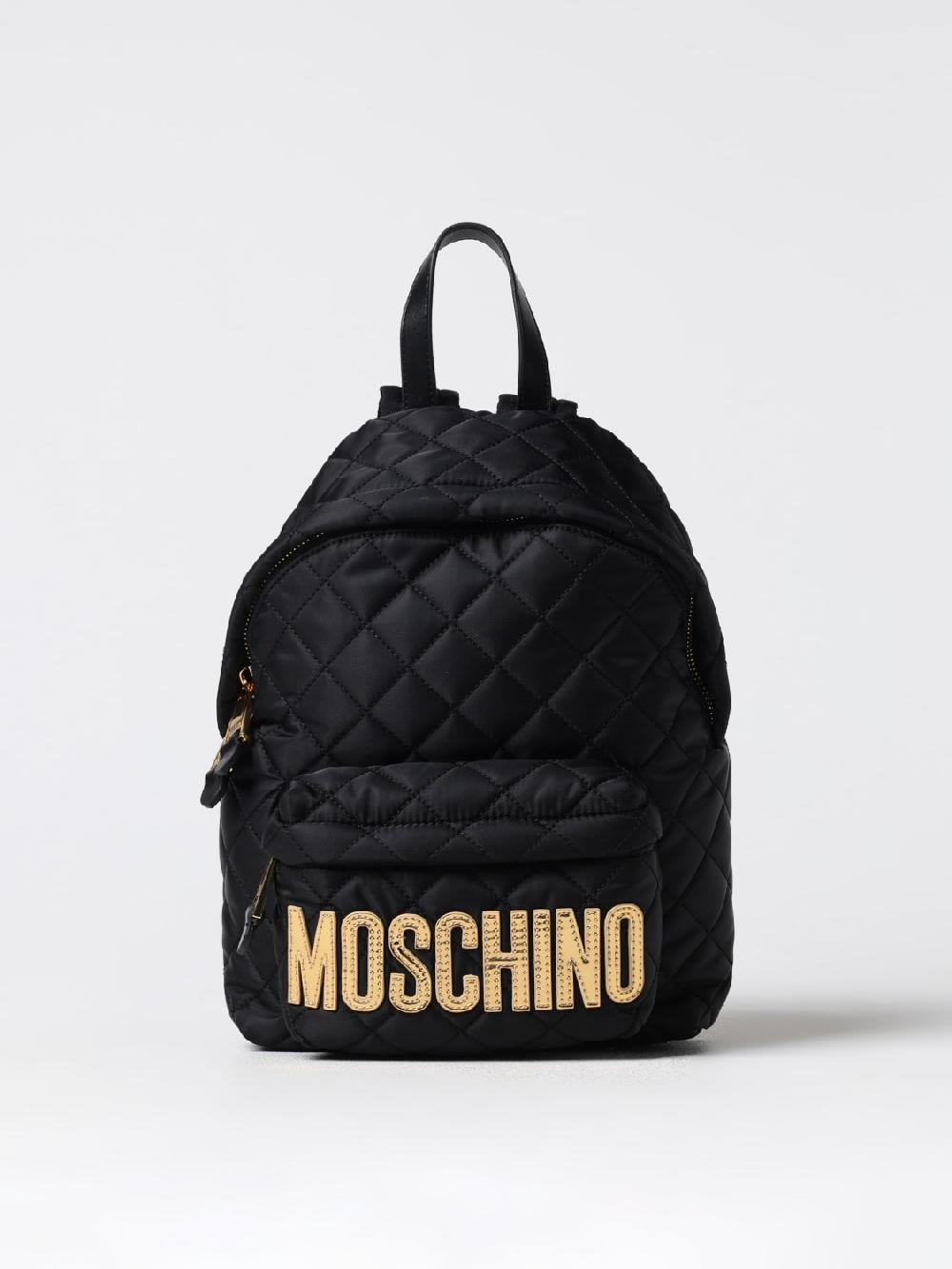 Giglio Zaino Moschino Couture in nylon trapuntato