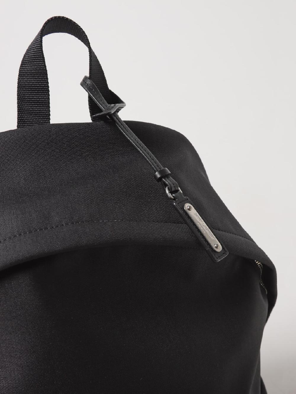 Giglio Zaino Saint Laurent In Nylon E Pelle