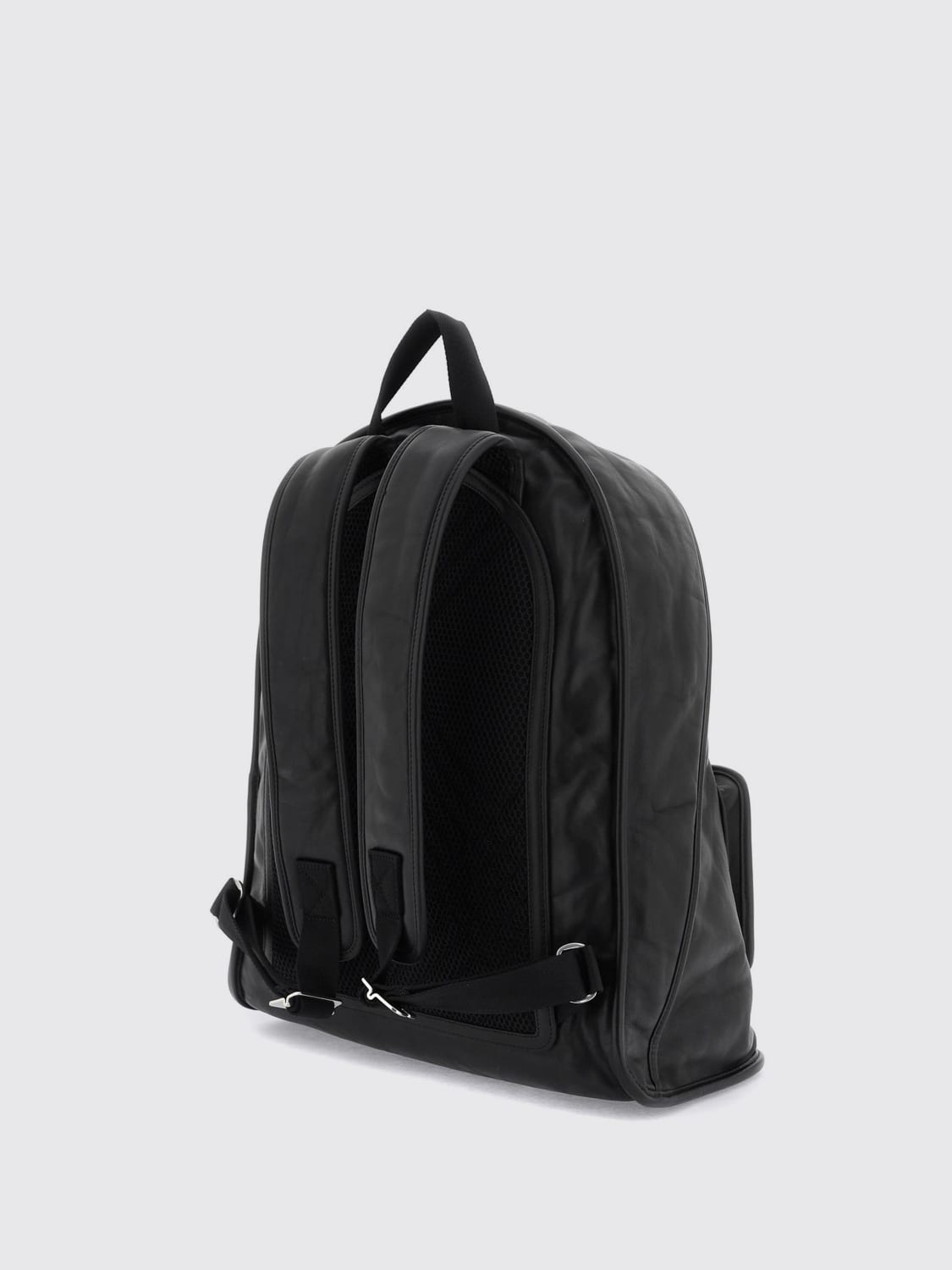 Giglio Zaino Shield Burberry In Pelle Increspata