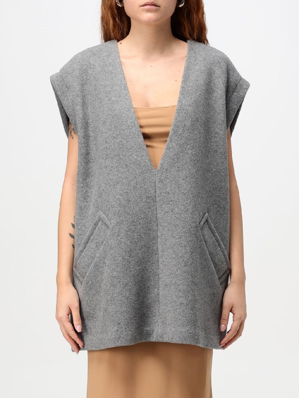 Giglio Gilet a v Mm6 Maison Margiela con effetto mélange