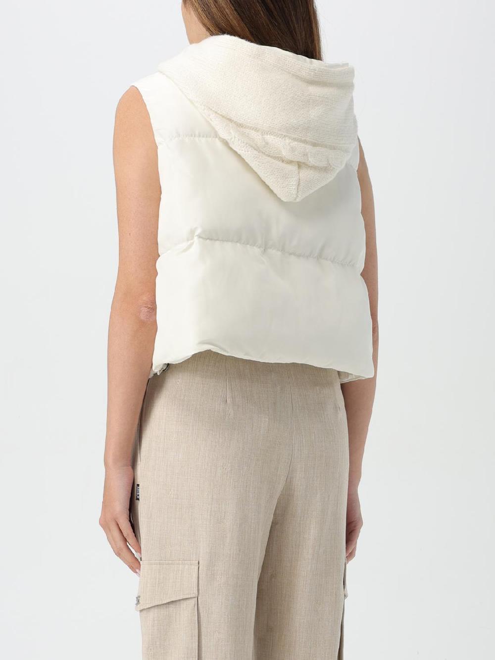 Giglio Gilet Twinset - Actitude In Nylon E Misto Lana
