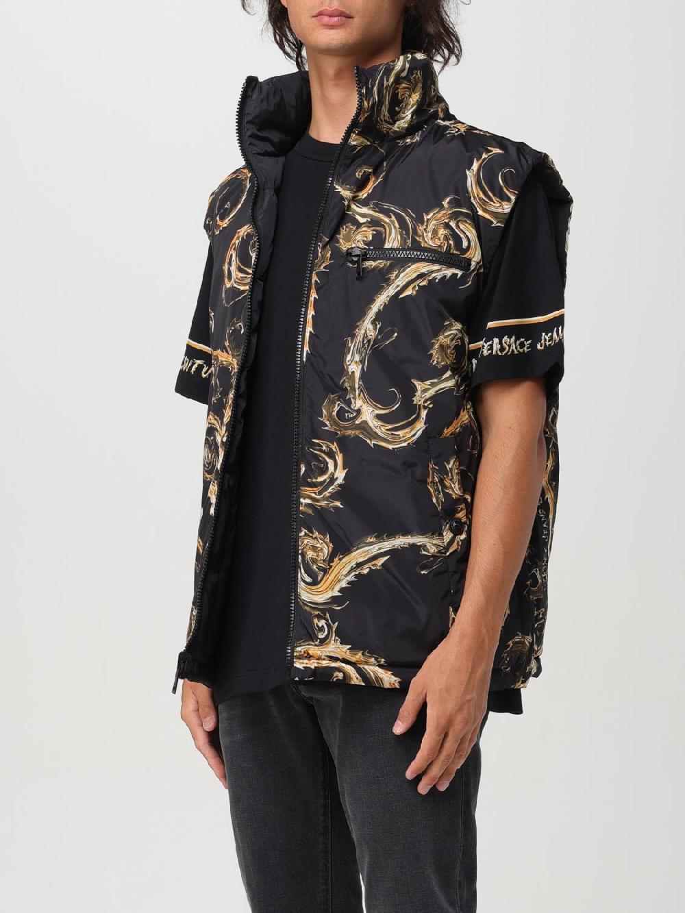 Giglio Gilet Versace Jeans Couture In Nylon Trapuntato