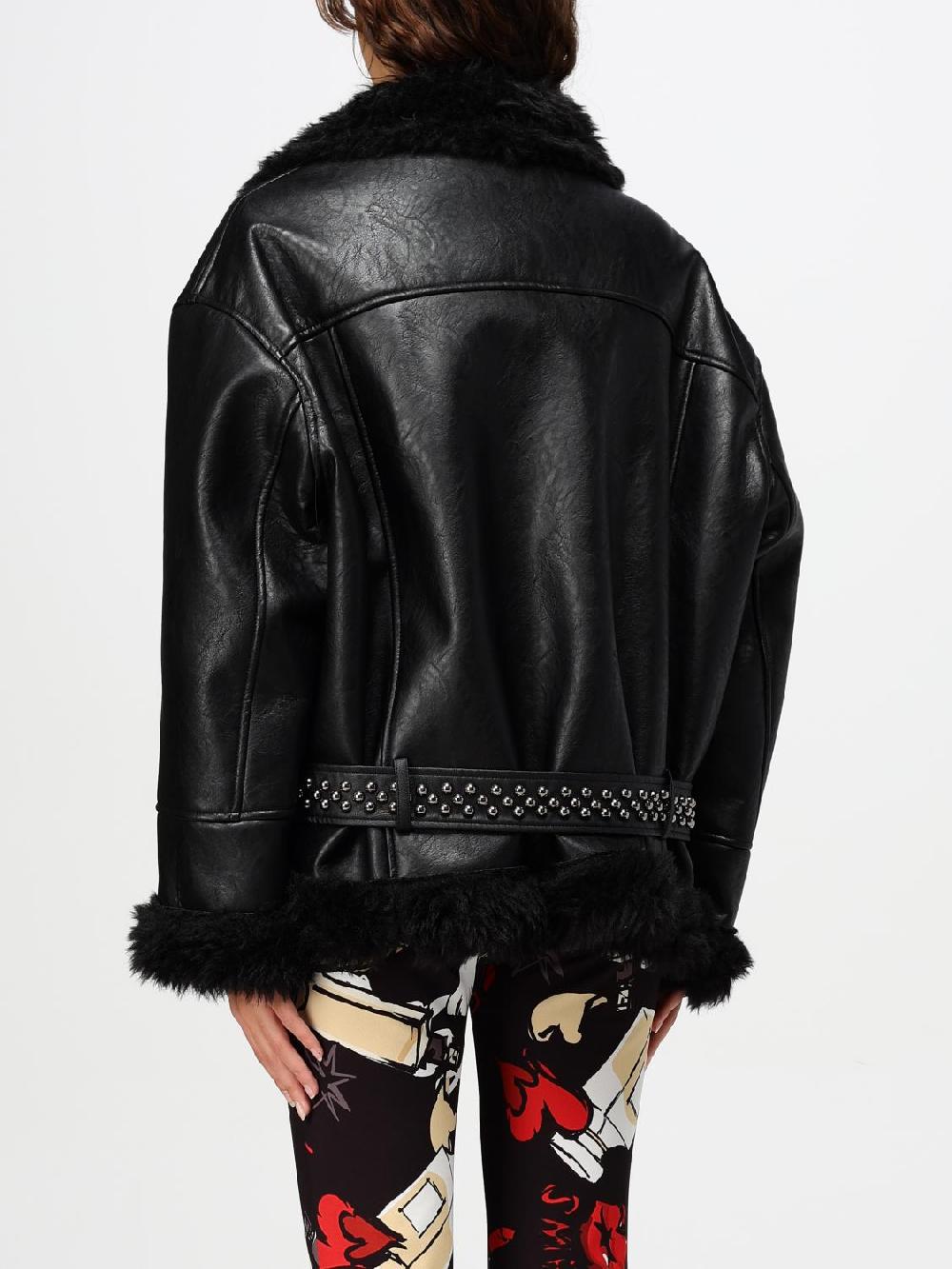 Giglio Giubbotto Aniye By In Pelle Sintetica E Shearling