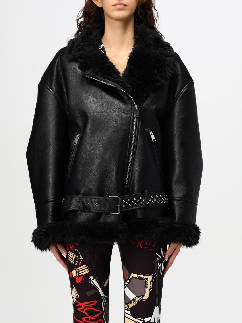 Giglio Giubbotto Aniye by in pelle sintetica e shearling