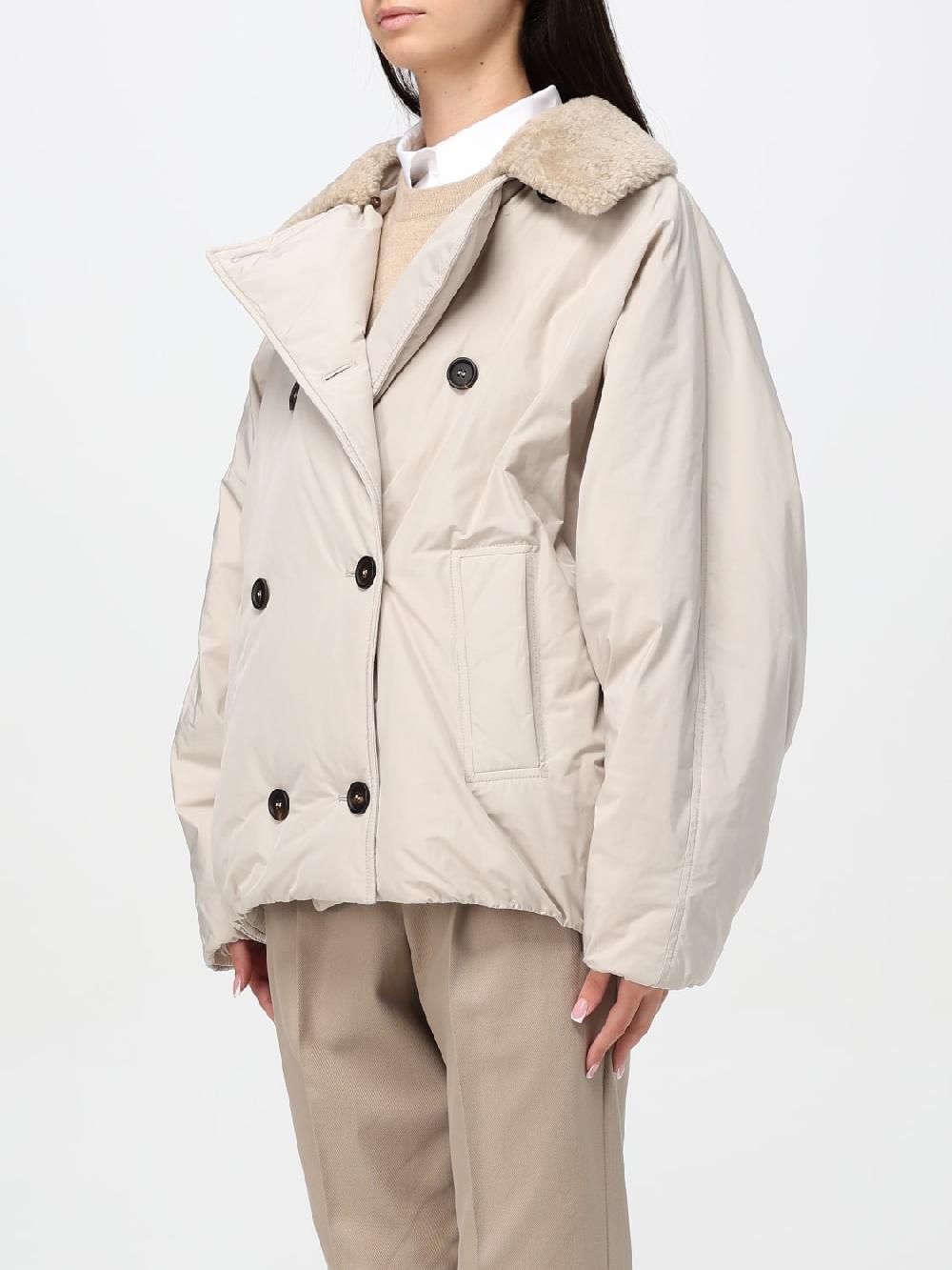 Giglio Giubbotto Brunello Cucinelli In Misto Cotone E Shearling