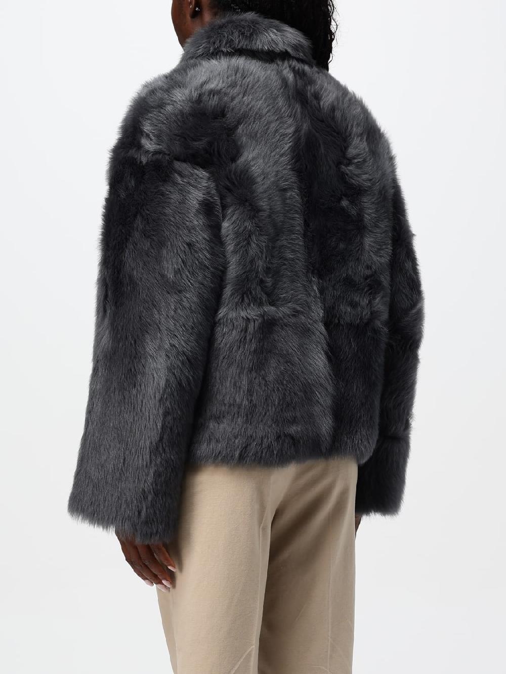Giglio Giubbotto Reversibile Desa 1972 In Shearling E Pelle