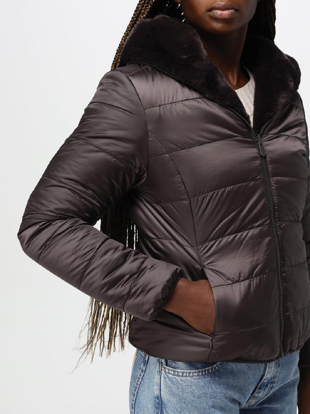 Giglio Giubbotto Reversibile Save The Duck In Nylon E Shearling