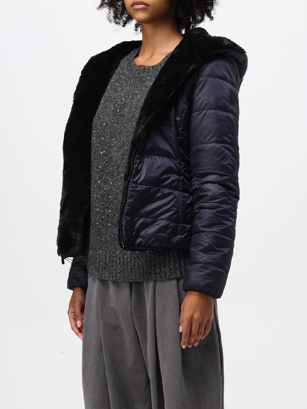 Giglio Giubbotto Reversibile Save The Duck In Nylon E Shearling